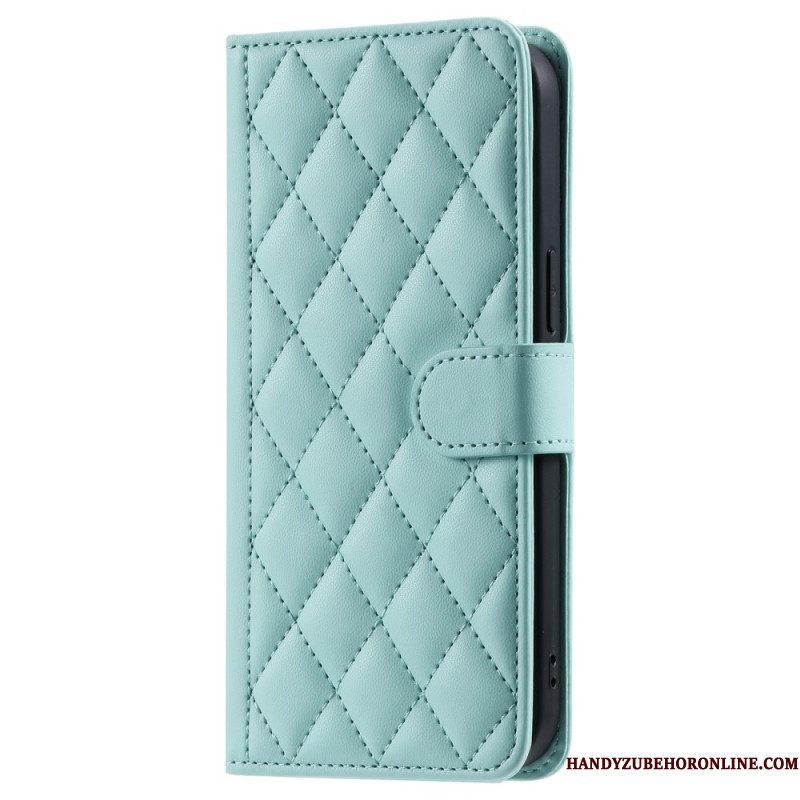 Leren Hoesje Samsung Galaxy S25 Plus 5g Premium Gewatteerd Bescherming Hoesje