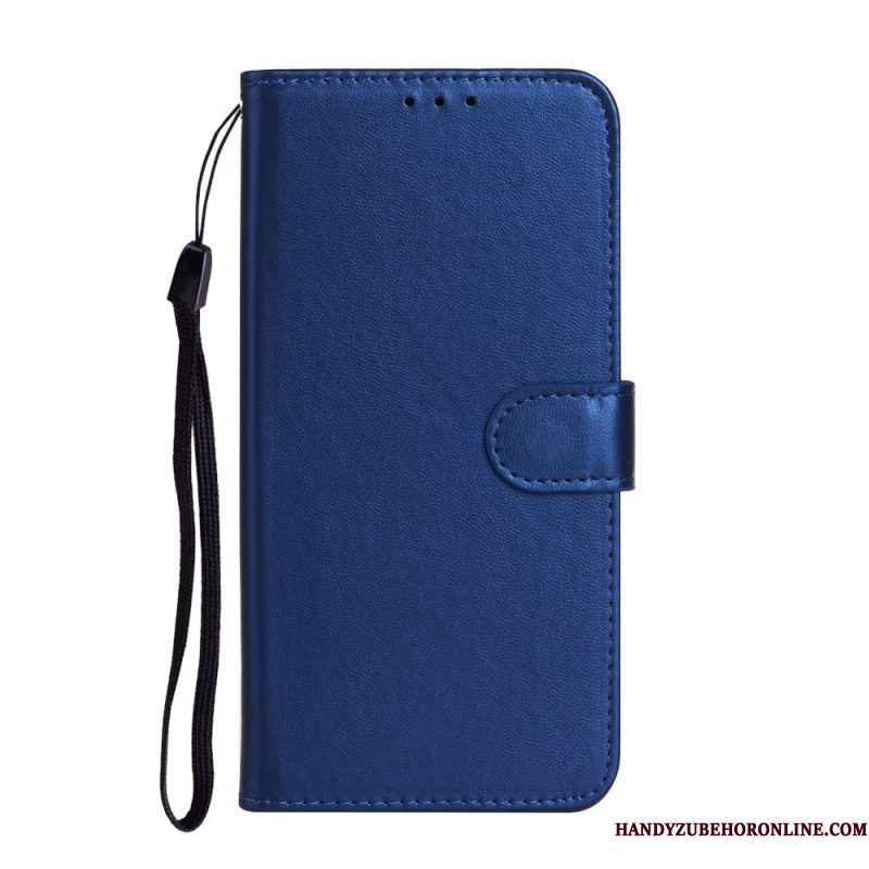 Leren Hoesje Samsung Galaxy S25 Ultra 5g Effen Kunstleer