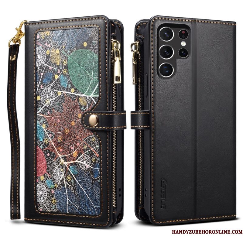Leren Hoesje Samsung Galaxy S25 Ultra 5g Galaxy-serie Eseble Bescherming Hoesje