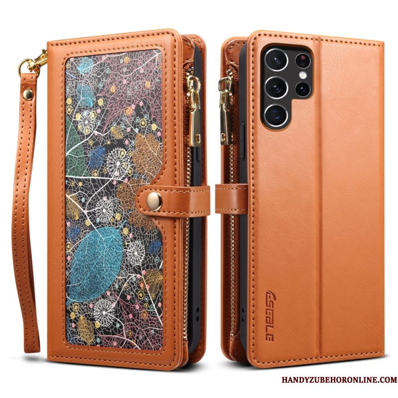 Leren Hoesje Samsung Galaxy S25 Ultra 5g Galaxy-serie Eseble Bescherming Hoesje