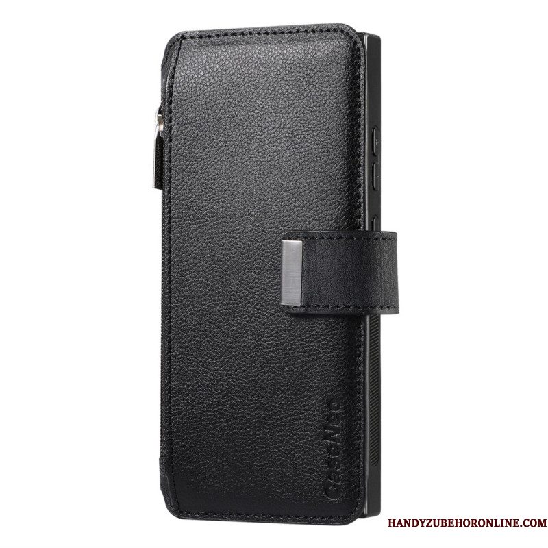 Leren Hoesje Samsung Galaxy S25 Ultra 5g Magnetische Hoes Afneembaar Bescherming Hoesje
