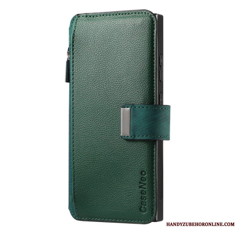 Leren Hoesje Samsung Galaxy S25 Ultra 5g Magnetische Hoes Afneembaar Bescherming Hoesje