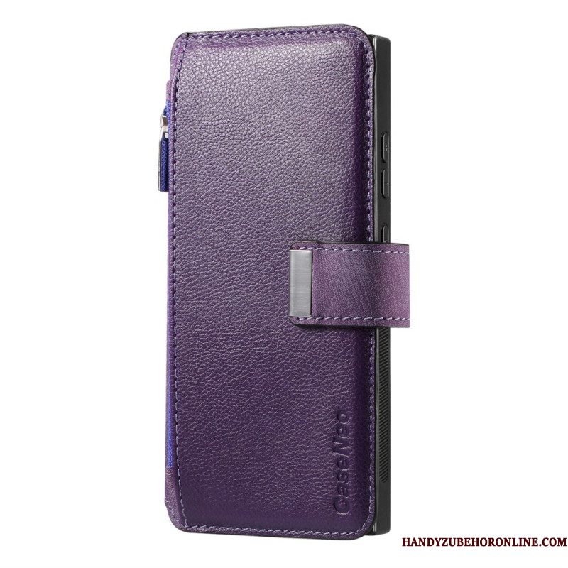 Leren Hoesje Samsung Galaxy S25 Ultra 5g Magnetische Hoes Afneembaar Bescherming Hoesje