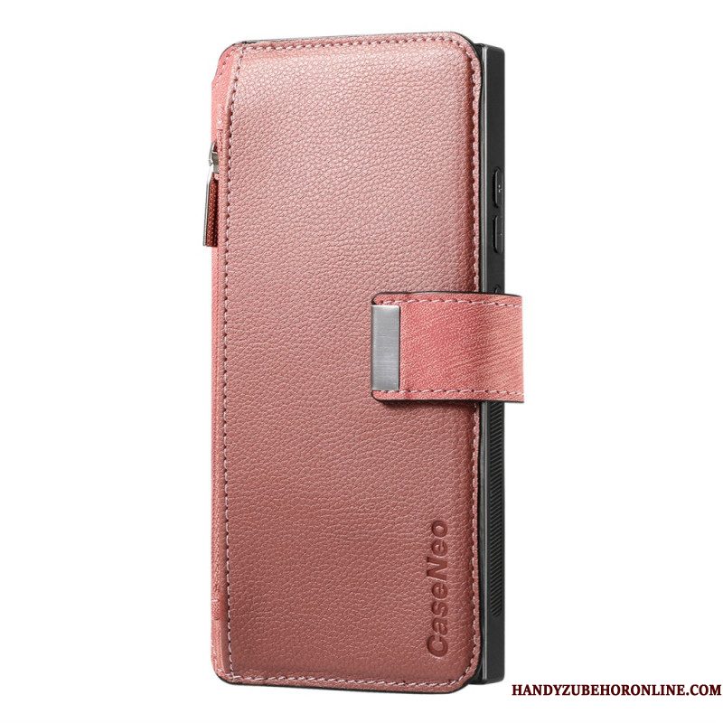Leren Hoesje Samsung Galaxy S25 Ultra 5g Magnetische Hoes Afneembaar Bescherming Hoesje