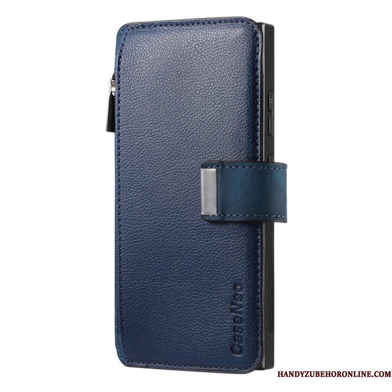Leren Hoesje Samsung Galaxy S25 Ultra 5g Magnetische Hoes Afneembaar Bescherming Hoesje