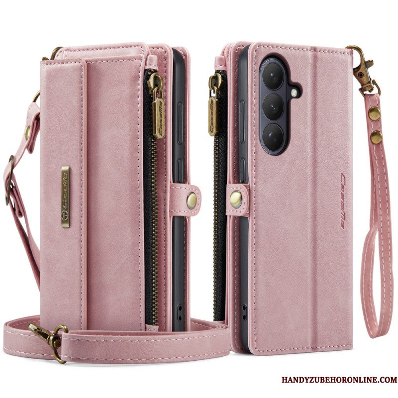 Leren Hoesje Samsung Galaxy S26 Caseme Portemonneehoesje Bescherming Hoesje