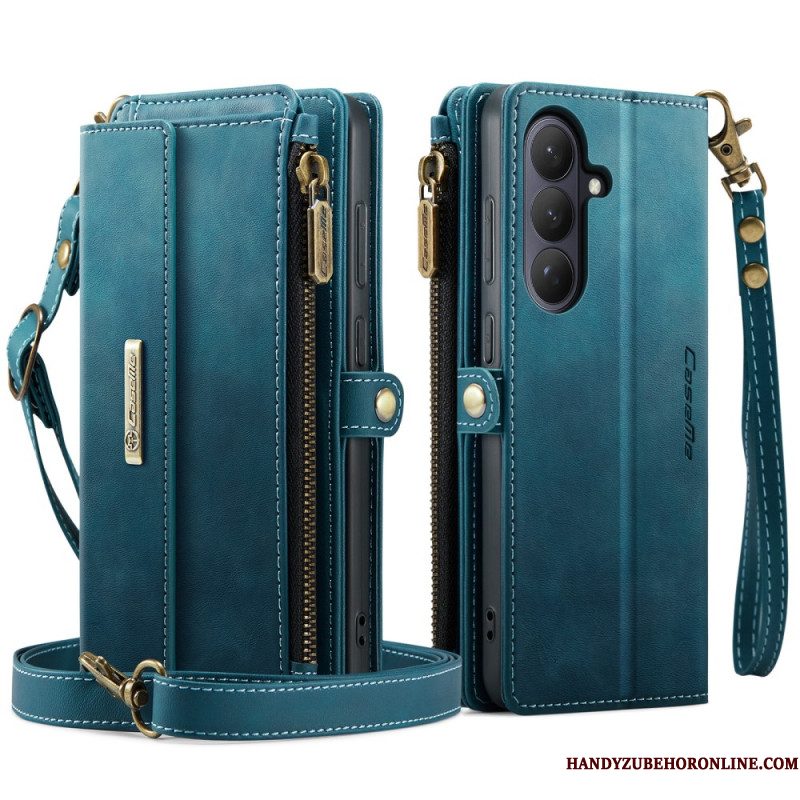 Leren Hoesje Samsung Galaxy S26 Caseme Portemonneehoesje Bescherming Hoesje