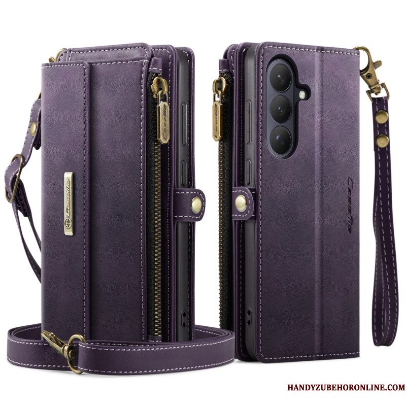 Leren Hoesje Samsung Galaxy S26 Caseme Portemonneehoesje Bescherming Hoesje