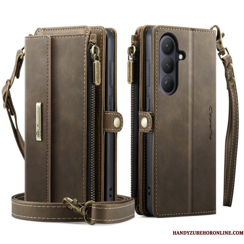 Leren Hoesje Samsung Galaxy S26 Caseme Portemonneehoesje Bescherming Hoesje