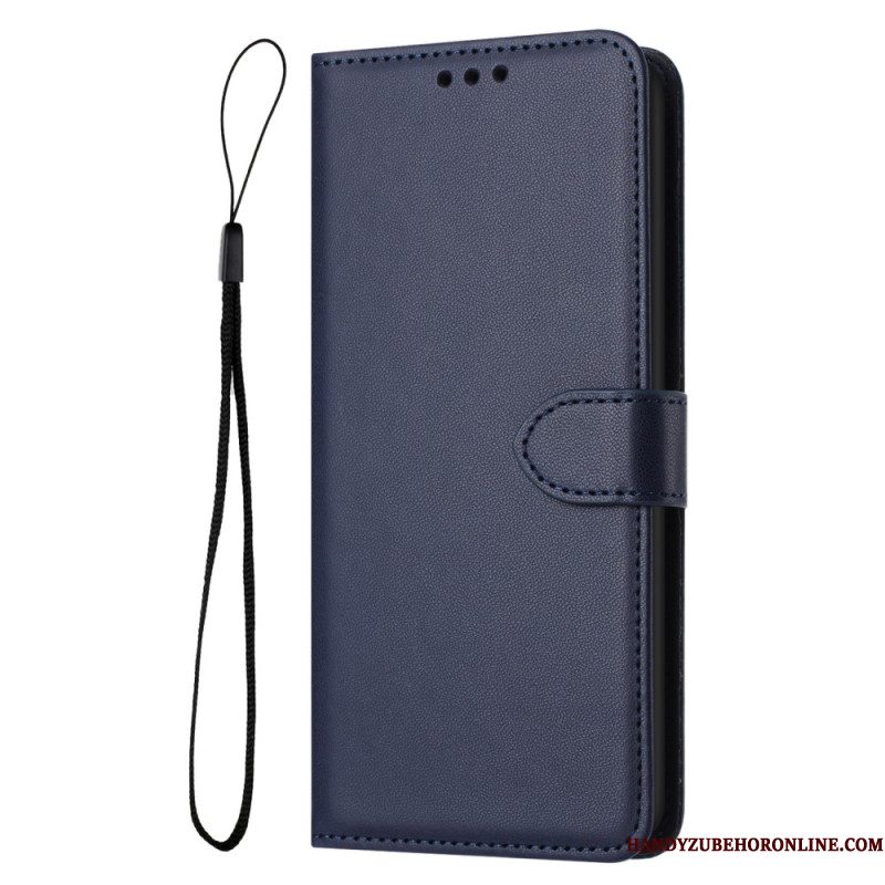Leren Hoesje Samsung Galaxy S26 Effen Lederlook Bescherming Hoesje