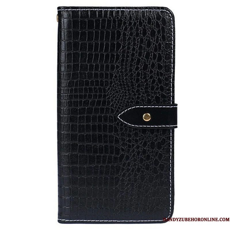 Leren Hoesje Samsung Galaxy S26 Krokodillenleertextuur Bescherming Hoesje