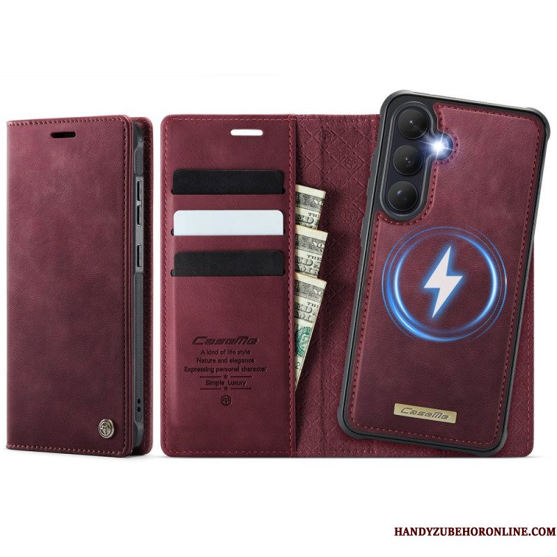 Leren Hoesje Samsung Galaxy S26 Plus Afneembare Hoes Caseme