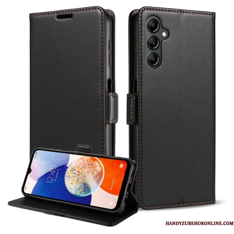 Leren Hoesje Samsung Galaxy S26 Plus Rfid-blokkering Bescherming Hoesje