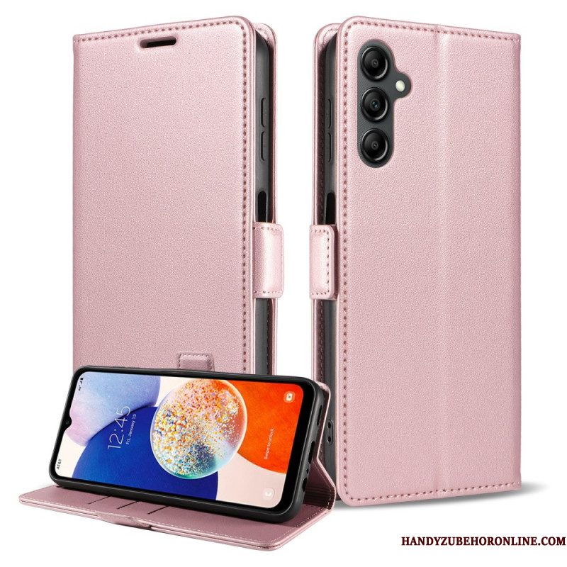 Leren Hoesje Samsung Galaxy S26 Plus Rfid-blokkering Bescherming Hoesje