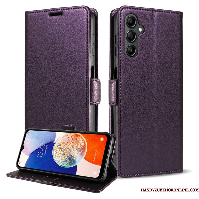 Leren Hoesje Samsung Galaxy S26 Plus Rfid-blokkering Bescherming Hoesje