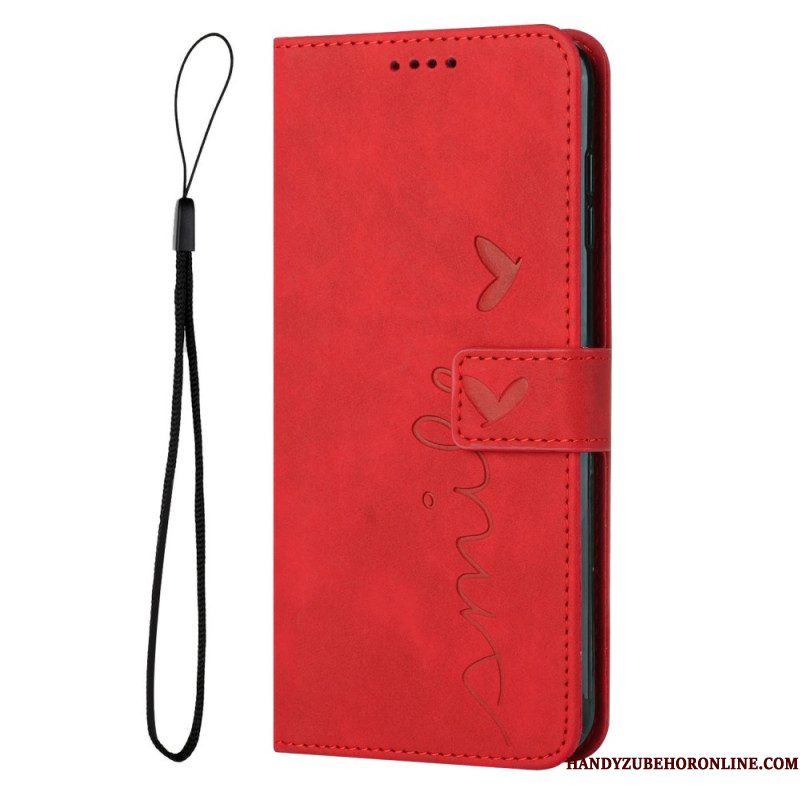 Leren Hoesje Samsung Galaxy S26 Smile Bescherming Hoesje
