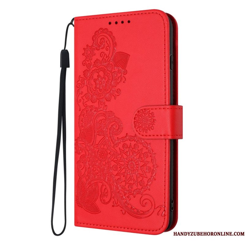 Leren Hoesje Samsung Galaxy S26 Ultra Kanten Mandala