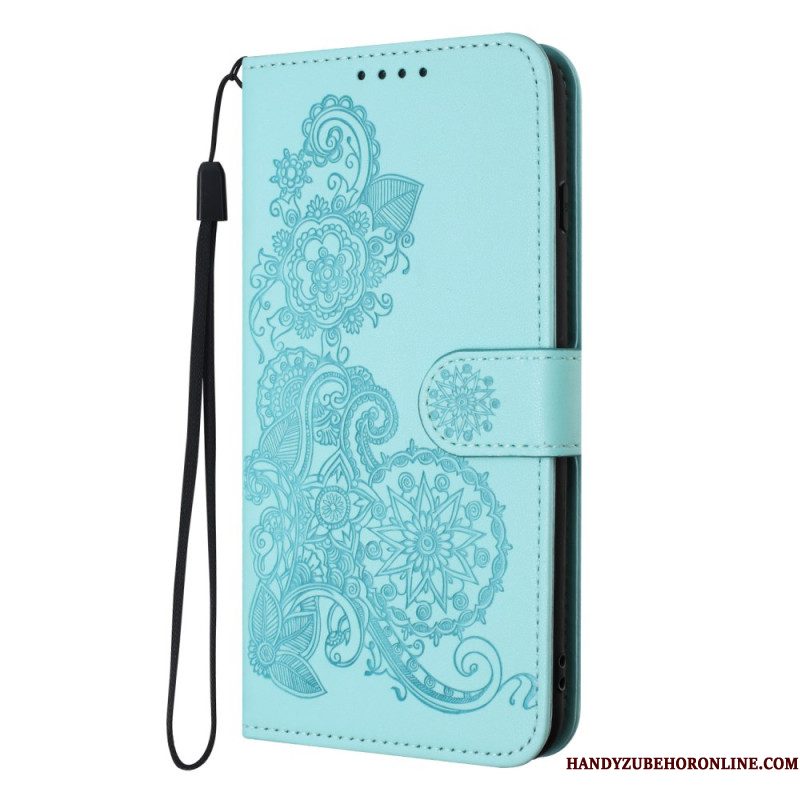 Leren Hoesje Samsung Galaxy S26 Ultra Kanten Mandala