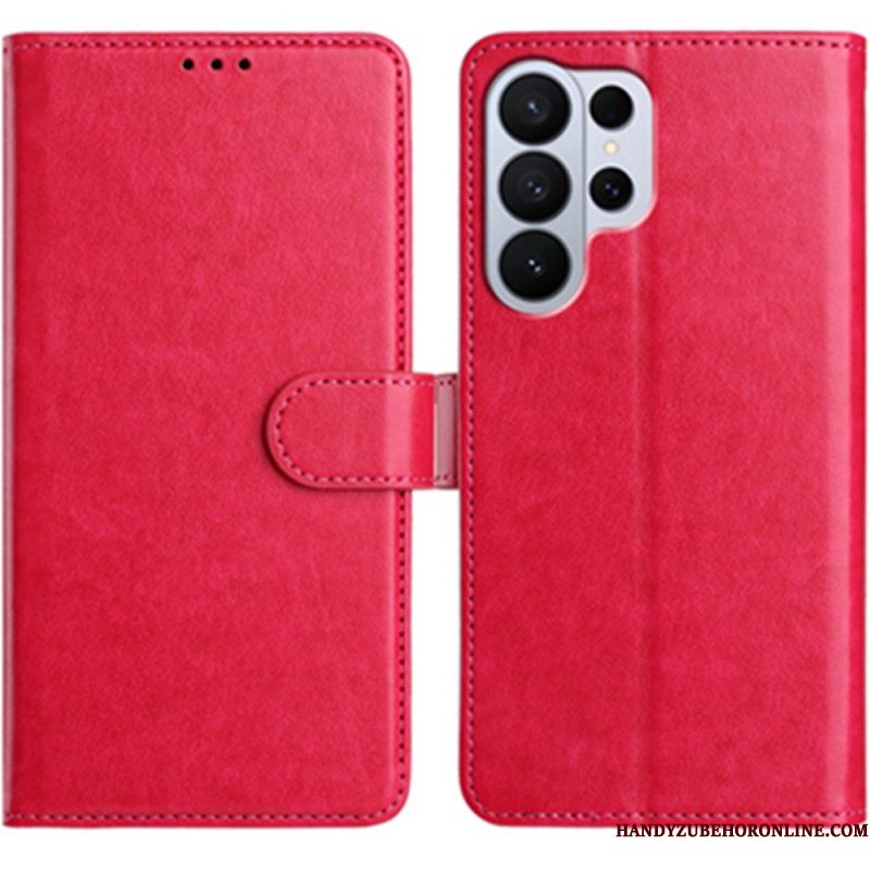 Leren Hoesje Samsung Galaxy S26 Ultra Kunstleer Met 8 Kaartsleuven