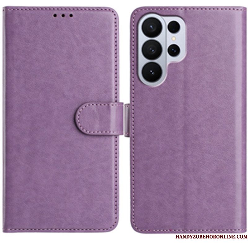 Leren Hoesje Samsung Galaxy S26 Ultra Kunstleer Met 8 Kaartsleuven