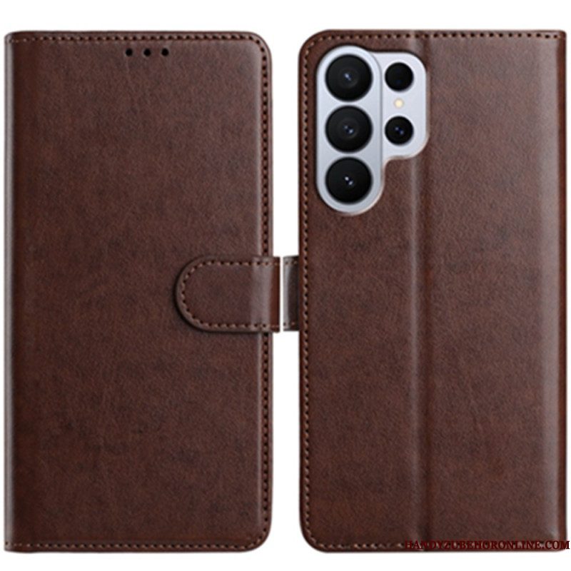 Leren Hoesje Samsung Galaxy S26 Ultra Kunstleer Met 8 Kaartsleuven