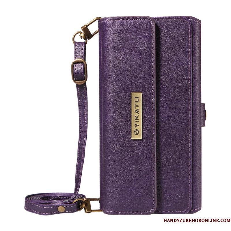 Leren Hoesje Samsung Galaxy S26 Vintage Yikatu Design