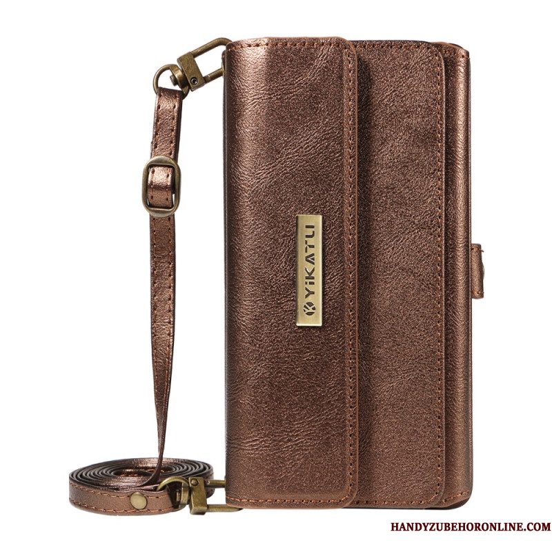 Leren Hoesje Samsung Galaxy S26 Vintage Yikatu Design