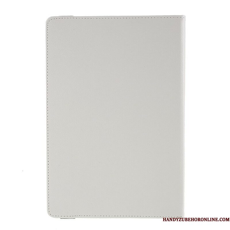 Leren Hoesje Samsung Galaxy Tab S10 Fe Draaibare Kunstleren Lychee Bescherming Hoesje