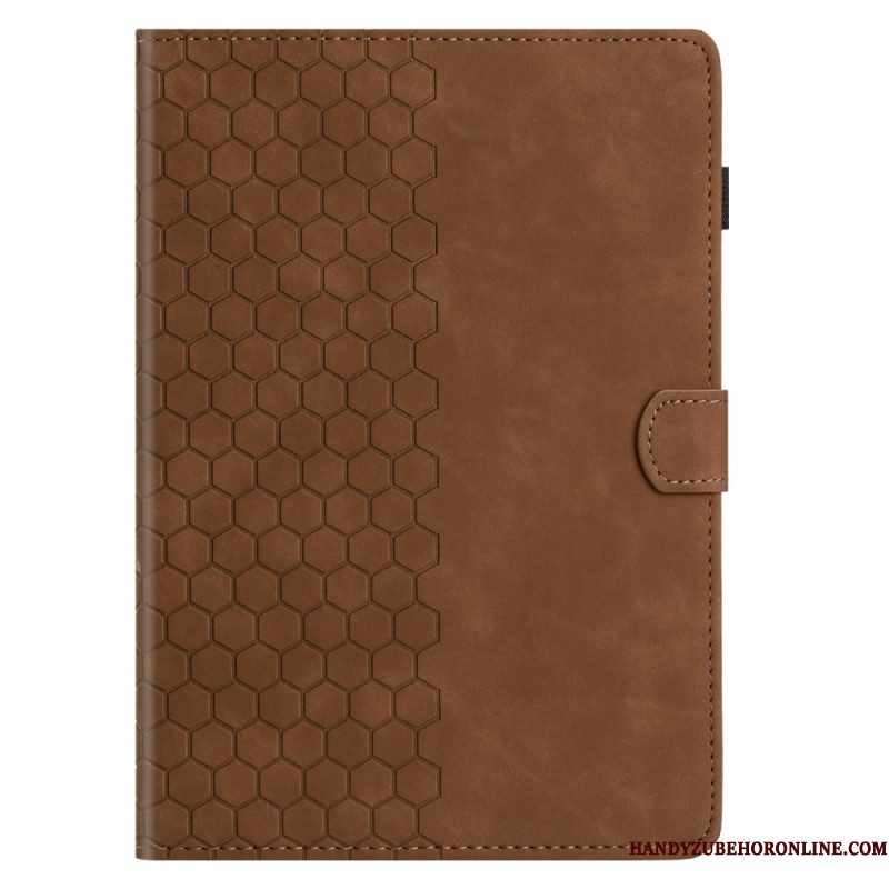 Leren Hoesje Samsung Galaxy Tab S10 Fe Horizontale Rand