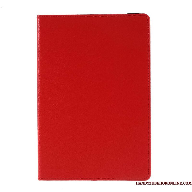 Leren Hoesje Samsung Galaxy Tab S10 Fe Plus Draaibare Lychee Kunstleren Hoes