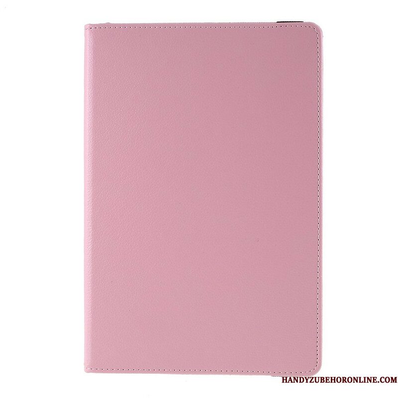 Leren Hoesje Samsung Galaxy Tab S10 Fe Plus Draaibare Lychee Kunstleren Hoes