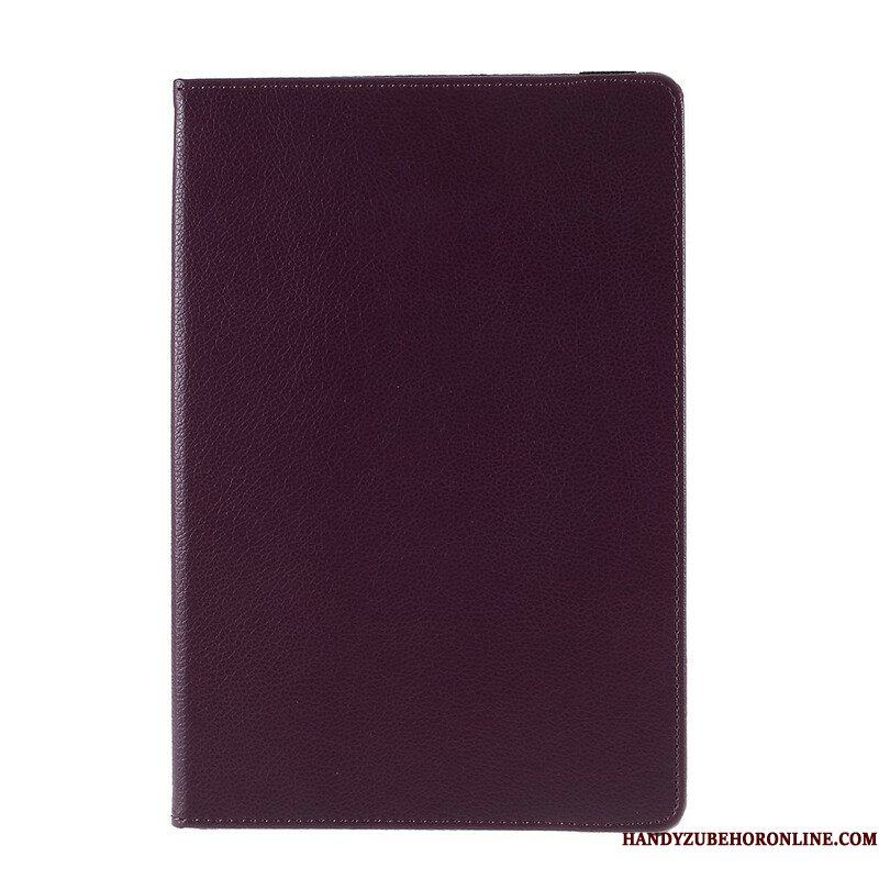 Leren Hoesje Samsung Galaxy Tab S10 Fe Plus Draaibare Lychee Kunstleren Hoes