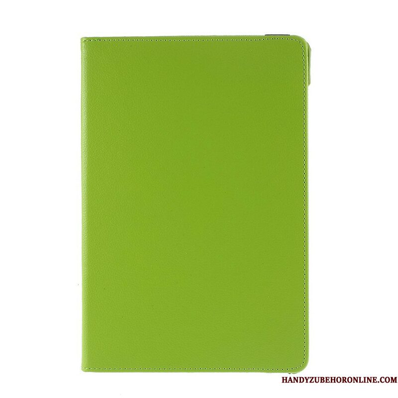 Leren Hoesje Samsung Galaxy Tab S10 Fe Plus Draaibare Lychee Kunstleren Hoes