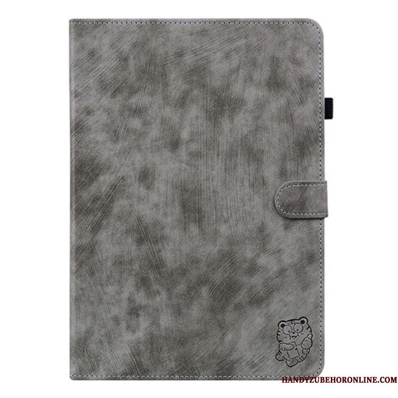 Leren Hoesje Samsung Galaxy Tab S11 Vintage Suède-effect Bescherming Hoesje