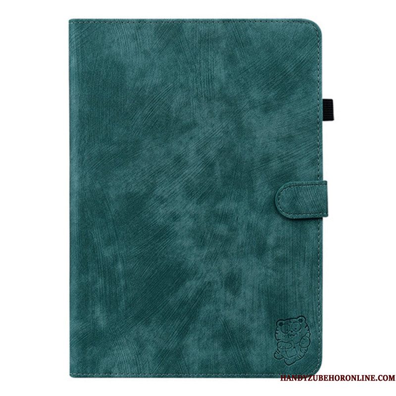 Leren Hoesje Samsung Galaxy Tab S11 Vintage Suède-effect Bescherming Hoesje