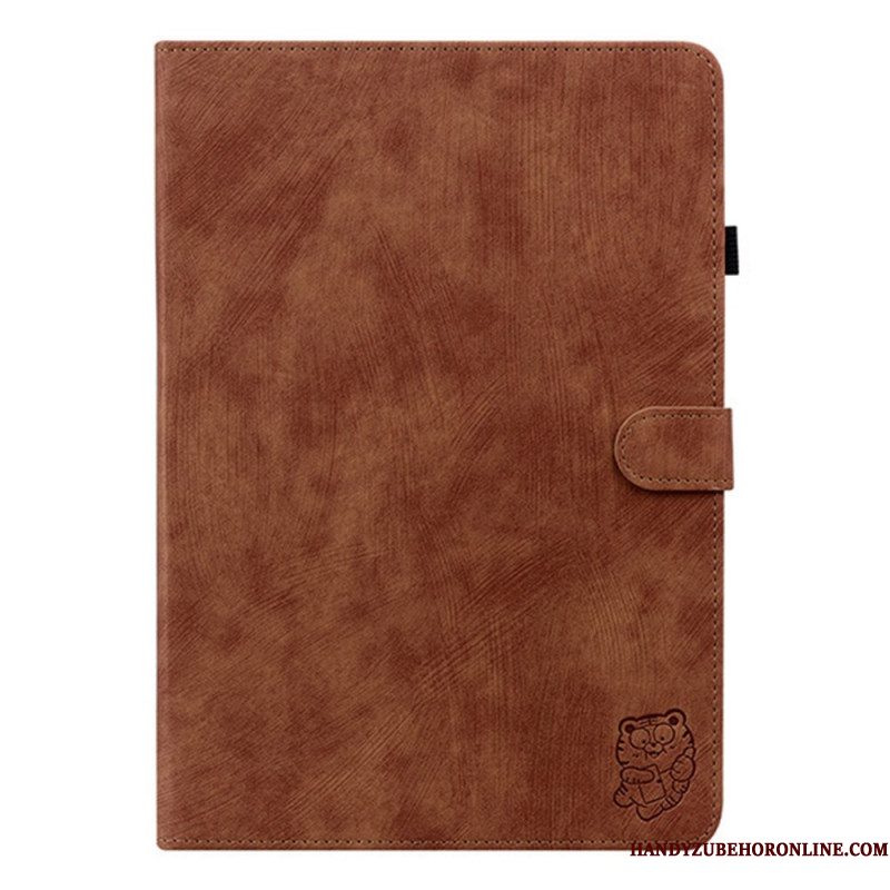 Leren Hoesje Samsung Galaxy Tab S11 Vintage Suède-effect Bescherming Hoesje