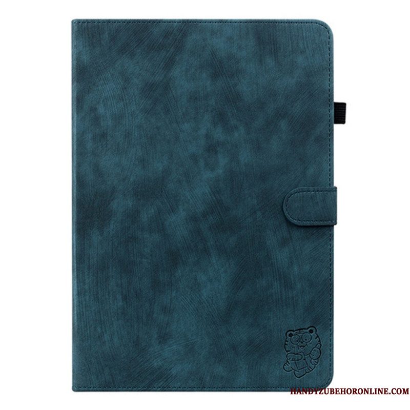 Leren Hoesje Samsung Galaxy Tab S11 Vintage Suède-effect Bescherming Hoesje