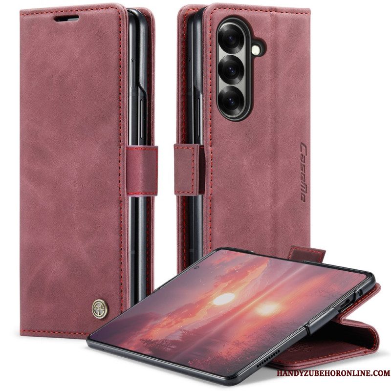 Leren Hoesje Samsung Galaxy Z Fold 7 Caseme Bescherming Hoesje