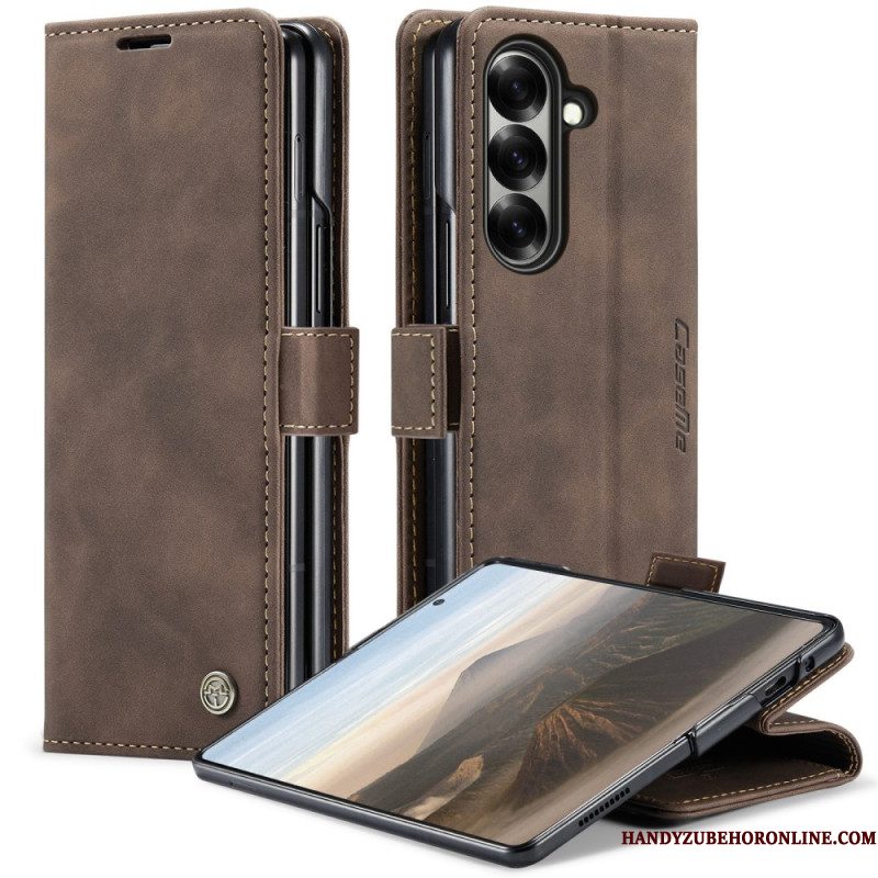 Leren Hoesje Samsung Galaxy Z Fold 7 Caseme Bescherming Hoesje