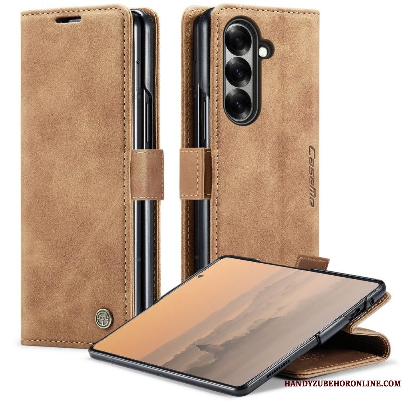 Leren Hoesje Samsung Galaxy Z Fold 7 Caseme Bescherming Hoesje