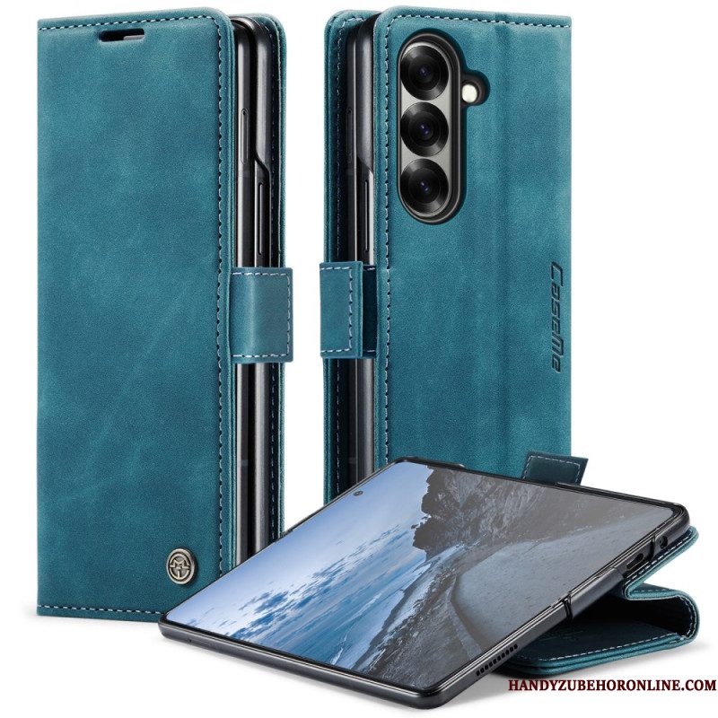 Leren Hoesje Samsung Galaxy Z Fold 7 Caseme Bescherming Hoesje