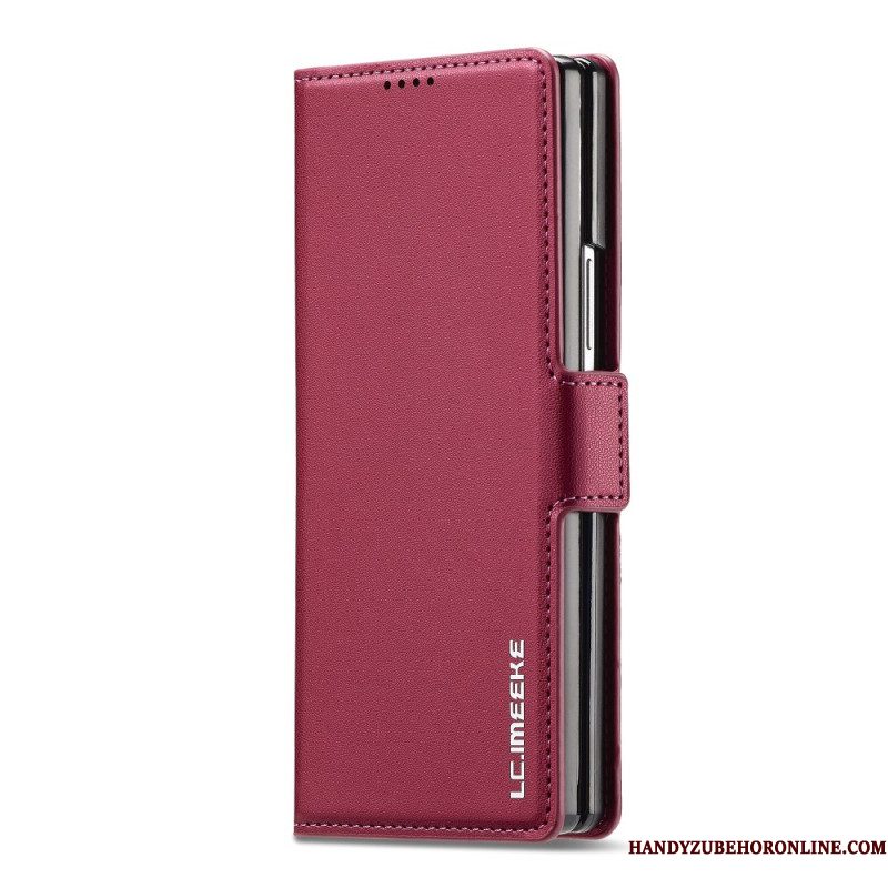 Leren Hoesje Samsung Galaxy Z Fold 7 Lc.imeeke Bescherming Hoesje