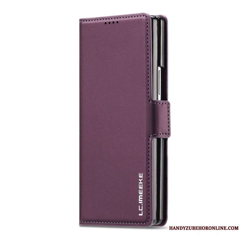 Leren Hoesje Samsung Galaxy Z Fold 7 Lc.imeeke Bescherming Hoesje