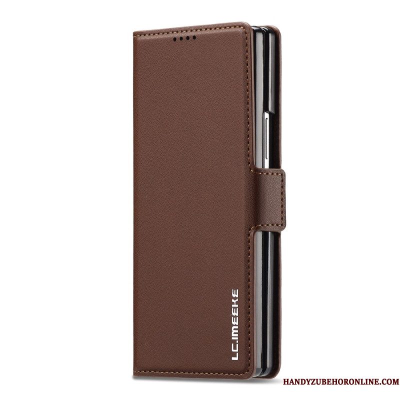 Leren Hoesje Samsung Galaxy Z Fold 7 Lc.imeeke Bescherming Hoesje