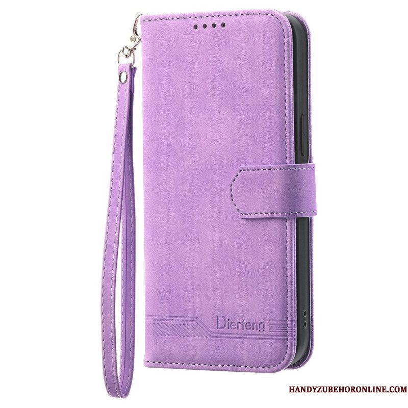 Leren Hoesje Sony Xperia 1 Vii Dierfeng Bescherming Hoesje