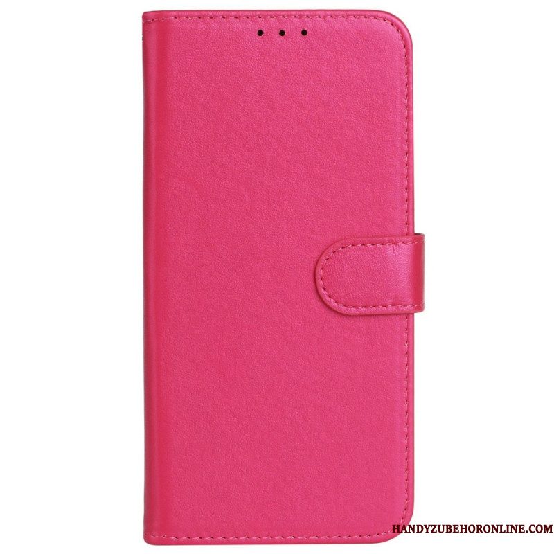 Leren Hoesje Sony Xperia 1 Vii Monochroom Bescherming Hoesje