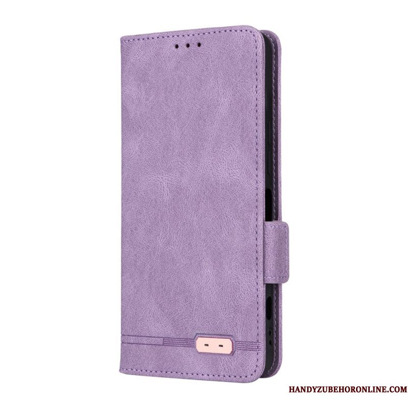 Leren Hoesje Sony Xperia 1 Vii Retro Bescherming Hoesje
