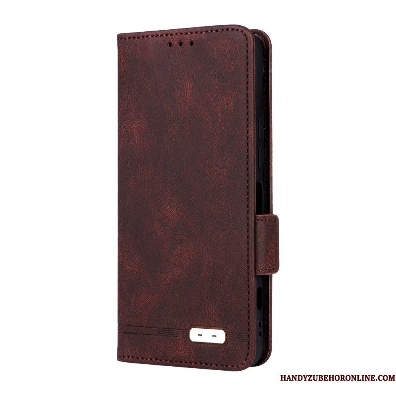 Leren Hoesje Sony Xperia 1 Vii Retro Bescherming Hoesje