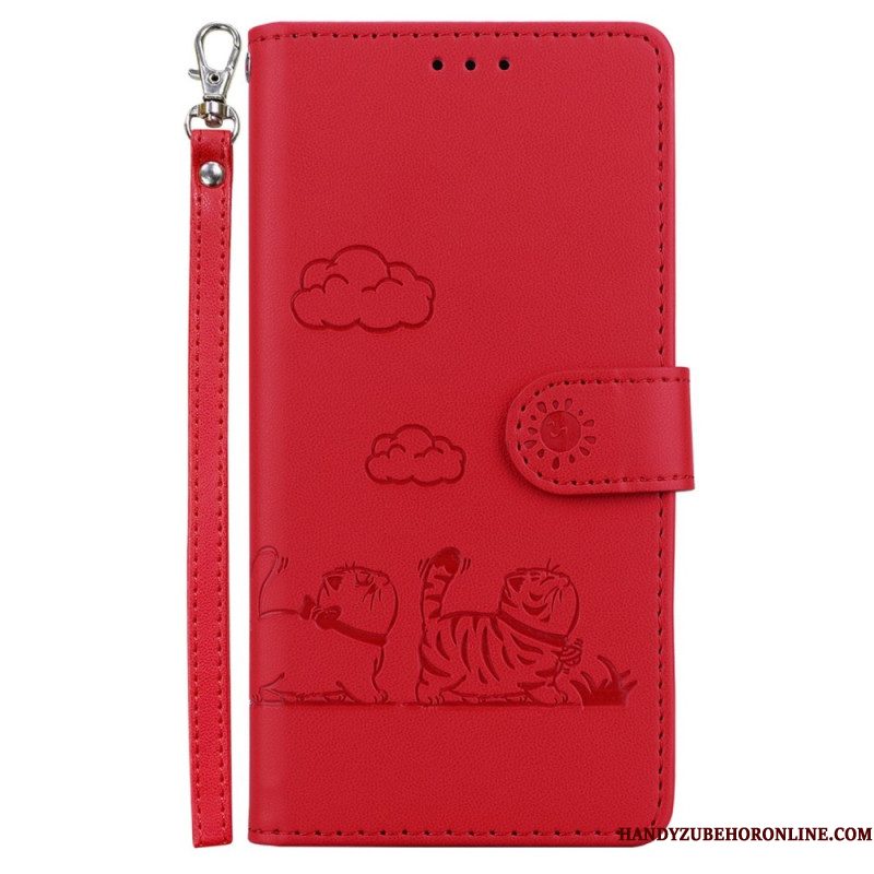 Leren Hoesje Sony Xperia 10 Vii Catwalk Bescherming Hoesje