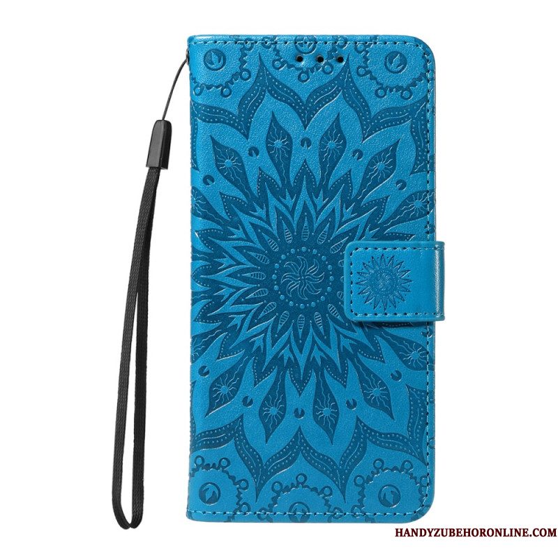 Leren Hoesje Sony Xperia 10 Vii Opvallende Mandala